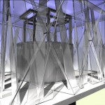 Fassadenstudie-Vertikalverglasung